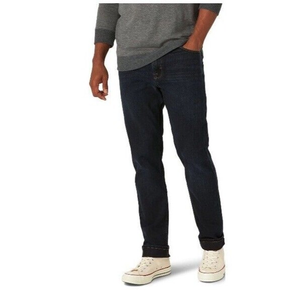 Wrangler Straight Fit Jeans Men's Size 29x30Premium Quality Blue Jeans Dark - Picture 1 of 10